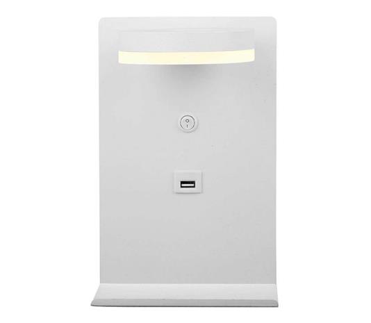 Candellux seinävalaisin Compact, valkoinen – kuva 2/2