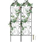 2 kpl. metallinen puutarhateline köynnöksille – 38 × 152 cm