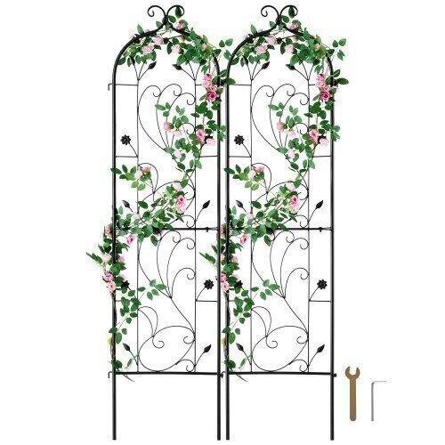 2 kpl. metallinen puutarhateline köynnöksille – 38 × 152 cm