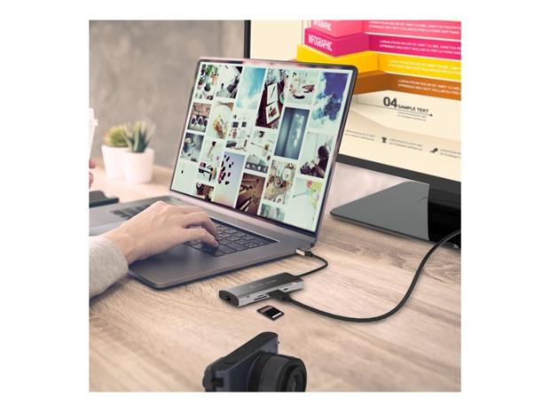 j5create Elite JCD393 USB-C/USB4/Thunderbolt 4 Mini Dock HDMI
