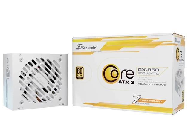 Seasonic Core GX 850W -virtalähde, 80 Plus Gold