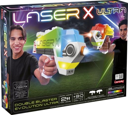 Laserspel - LANSAY - 87552 - Laser X - Double Blaster Evolution Ultra
