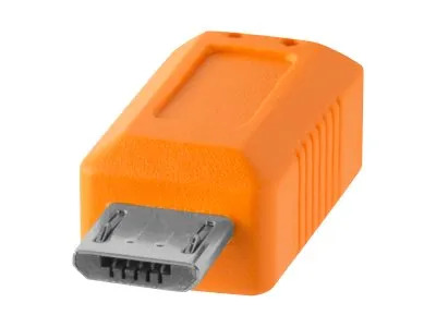 Tether Tools CUC2515-ORG USB-kaapeli USB 2.0 4,6 m USB C Micro-USB B 0,48 Gbit/s Oranssi CUC25