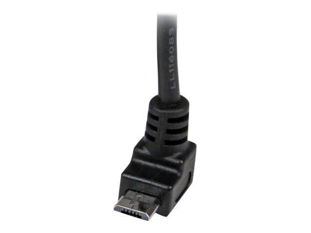 StarTech.com 1m Micro USB Cable - A to Up Angle Micro B