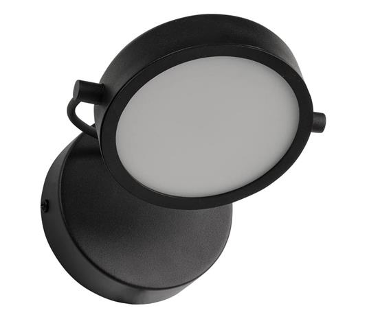 Osram - LED-seinävalaisin DECOR PUCK LED/11W/230V musta – kuva 1/1