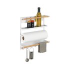 WENKO 54113100 - Järjestäjä MAGNA 33x34 cm valkoinen/ruskea/musta