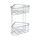 WENKO 25569100-Kulmahylly TRESTINA 25x35 cm ruostumaton teräs/hopea