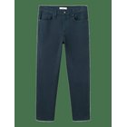 MANGO Ben Cropped Tapered-Fit Jeans - NAVY - 42