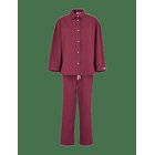 BECKSÖNDERGAARD Aura Pyjamas Set - BURGUNDY - M