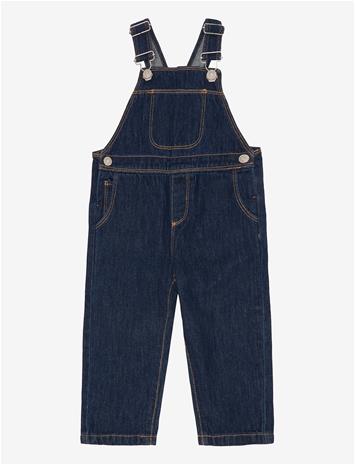 MANGO Long Denim Jumpsuit - OPEN BLUE - 86