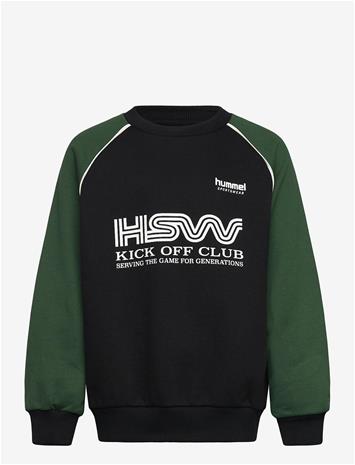 Hummel Oversized Crew Paita, Dark Green, 104