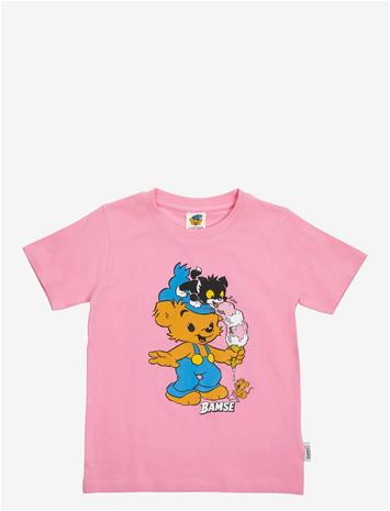 BAMSE Glasstrut T-Shirt - PINK - 116 – kuva 2/2