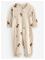 LINDEX Sleepsuit With Application At The Back - LIGHT BEIGE - 68 – kuva 3