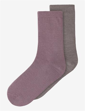 NAME IT Nkfwak Wo/Bl 2P Sock - SATELLITE - 31-33