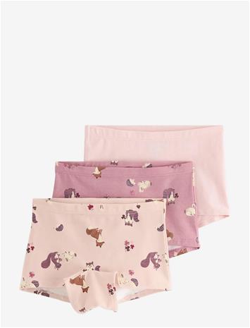 LINDEX 3-Pack Boxer Briefs - LIGHT DUSTY PINK - 122/128