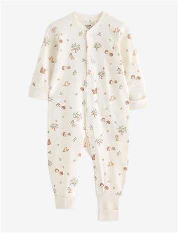 LINDEX Pyjamas With Fold-Over Cuffs - LIGHT WHITE - 62