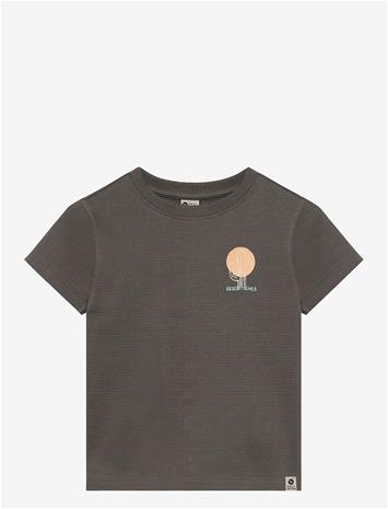 DAILY 7 T-Shirt Structure Print - THUNDERSTORM - 92