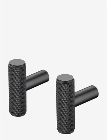 BLOMUS Set 2 Wall Hooks - Rof - BLACK - 1X4 cm
