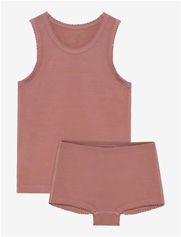 MINYMO Underwear Set - WITHERED ROSE - 146