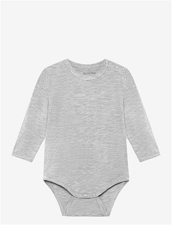 MINYMO Body Ls - MEDIUMGREYMELANGE - 74