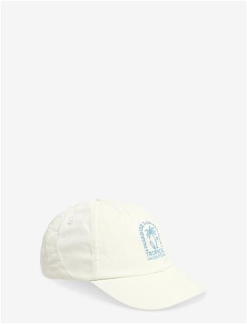 MANGO Embroidered Cotton Cap - LIGHT BEIGE - 56
