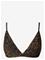 UNDERSTATEMENT UNDERWEAR Triangle Bikini Top - DARK LEOPARD - XXL – kuva 2