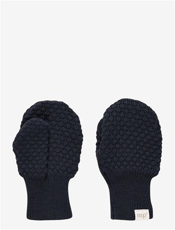 MP DENMARK Oslo Mittens - NAVY - 3-4Y