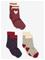 MP DENMARK Maja Socks - 3-Pack - KARANDA RED - 29/32 – kuva 2