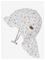 MELTON Shells Cap - Neck Shade - SNOW WHITE - 47 – kuva 2