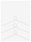 NORDIC FUNCTION Loop It Hanger, 3 Pcs - WHITE - One Size – kuva 2