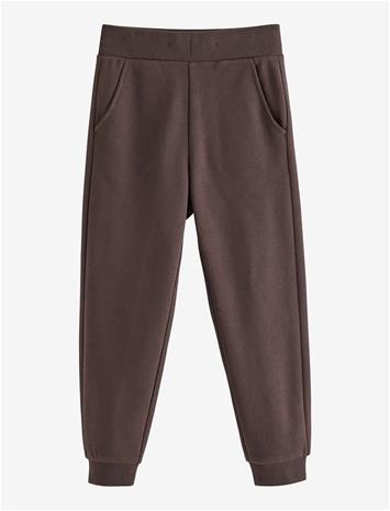 LINDEX Joggers With Brushed Inside - DARK BROWN - 104