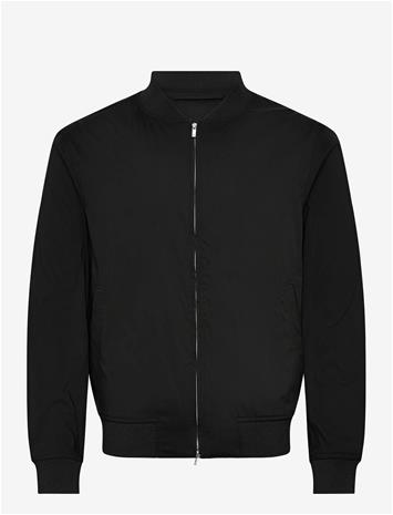 MANGO Straight Lyocell Bomber - BLACK - L