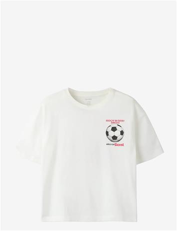 NAME IT Nkfhanja Ss Nreg Top - CLOUD DANCER - 116