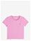 TOMMY HILFIGER Essential Rib Top Ss - PINK DAISY - 38 – kuva 2