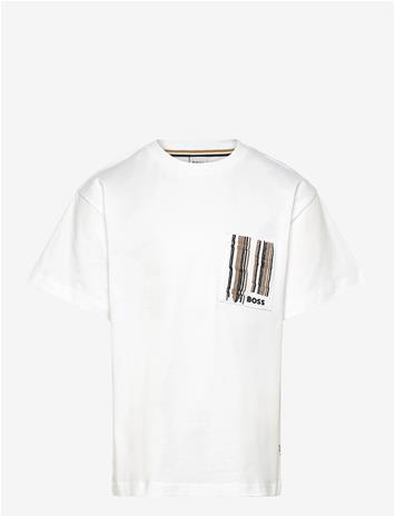 BOSS Short Sleeves Tee-Shirt - White - 162