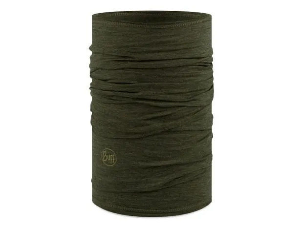 Buff Lightweight Merino Wool Monikäyttöhuivi, solid bark
