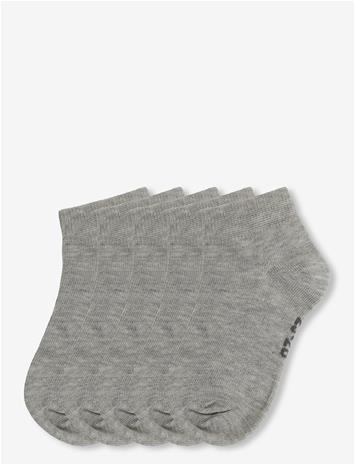 MINYMO Ankle Sock Low Cut (5-Pack) - LIGHT GREY MELANGE - 27\30 – kuva 2/2