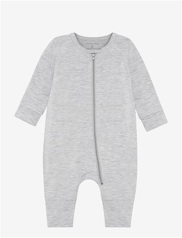 MINYMO Nightsuit Ls - MEDIUMGREYMELANGE - 80