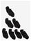 NAME IT Nknancle 7P Solid Noos - BLACK - 40-42 – kuva 2