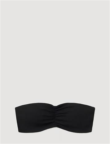 Mango Bandeau Top - Black - L