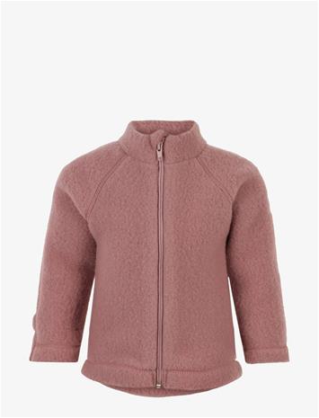 MIKK-LINE Wool Baby Jacket - BURLWOOD - 86