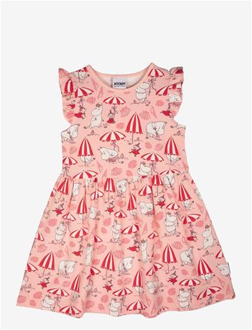 MOOMIN Snäckstrand Klänning - PINK - 116