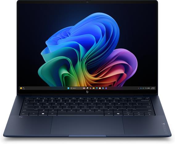 HP DT9R3AT kannettava tietokone Copilot+ PC Snapdragon X1P-42-100 35,6 cm (14") WUXGA 32 GB LPDDR5x-SDRAM 512 GB SSD Wi-Fi 7 (802.11be) Windows 11 Pro Sininen DT9R3