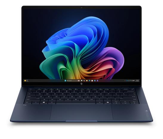 HP DT9R3AT kannettava tietokone Copilot+ PC Snapdragon X1P-42-100 35,6 cm (14") WUXGA 32 GB LPDDR5x-SDRAM 512 GB SSD Wi-Fi 7 (802.11be) Windows 11 Pro Sininen DT9R3
