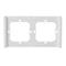 Sonoff Frame for switch M5 80 double 2-fold M5-2C-80-FW (white) – kuva 1