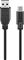 Pro USB-A <-> USB-C - 0.5m - USB 3.0 - Musta – kuva 3
