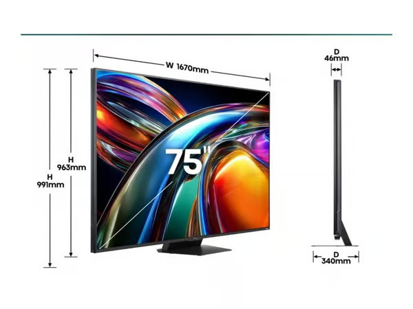Hisense 75U85SEVS (75"), LED-televisio