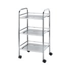 WENKO 12285100 - EXCLUSIVE-kärry 41x75 cm, kiiltävä kromi