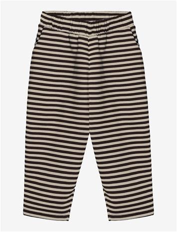 FLIINK Alvin Stripe Pant - COFFEE BEAN / SANDSHELL - 98 – kuva 2/2