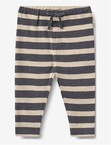 WHEAT Jersey Pants Manfred - GREYBLUE STRIPE - 62